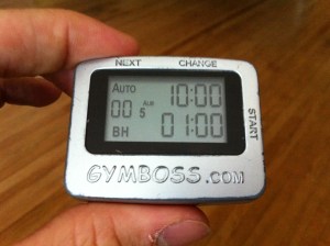 Gymboss Interval Timer