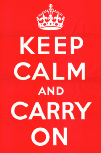 keep calm and workout