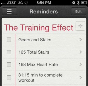 Staircase Interval Training