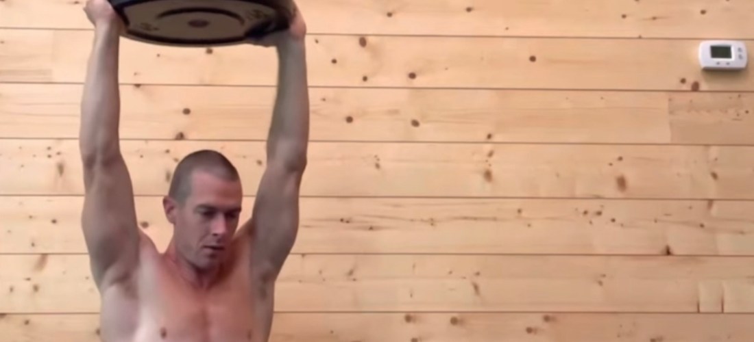 Overhead Cossack Squats